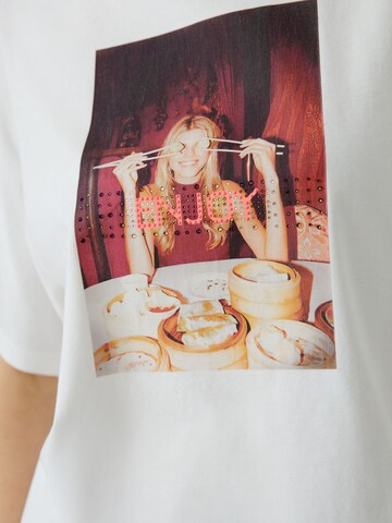 OUI T-Shirt in Weiß