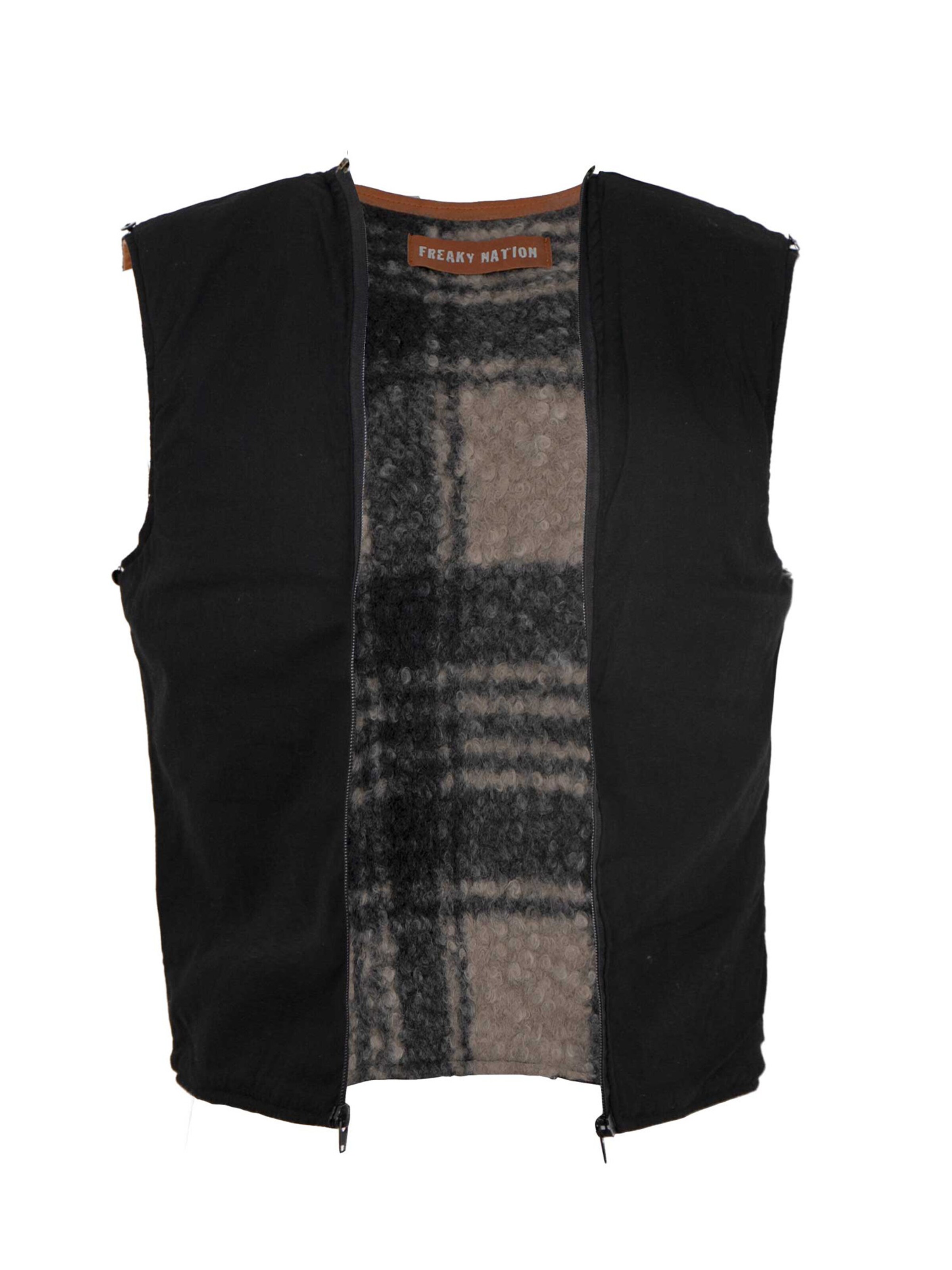 FREAKY NATION Between-Season Jacket 'Do It!' in Brown