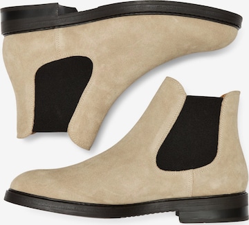 SELECTED HOMME Chelsea Boots 'BLAKE' in Beige