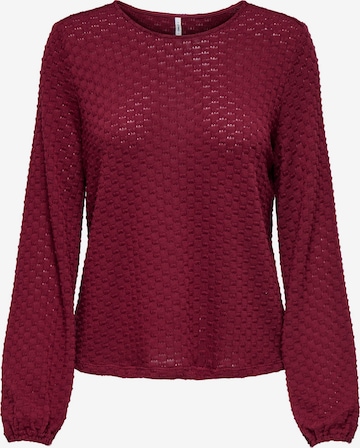 ONLY Blouse 'ONLBELLE' in Rood: voorkant