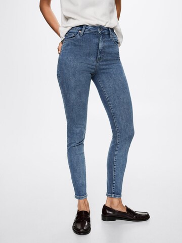 MANGO Skinny Jeans 'Anne' in Blue: front