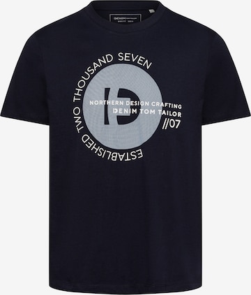 TOM TAILOR DENIM T-Shirt in Blau: Vorderseite