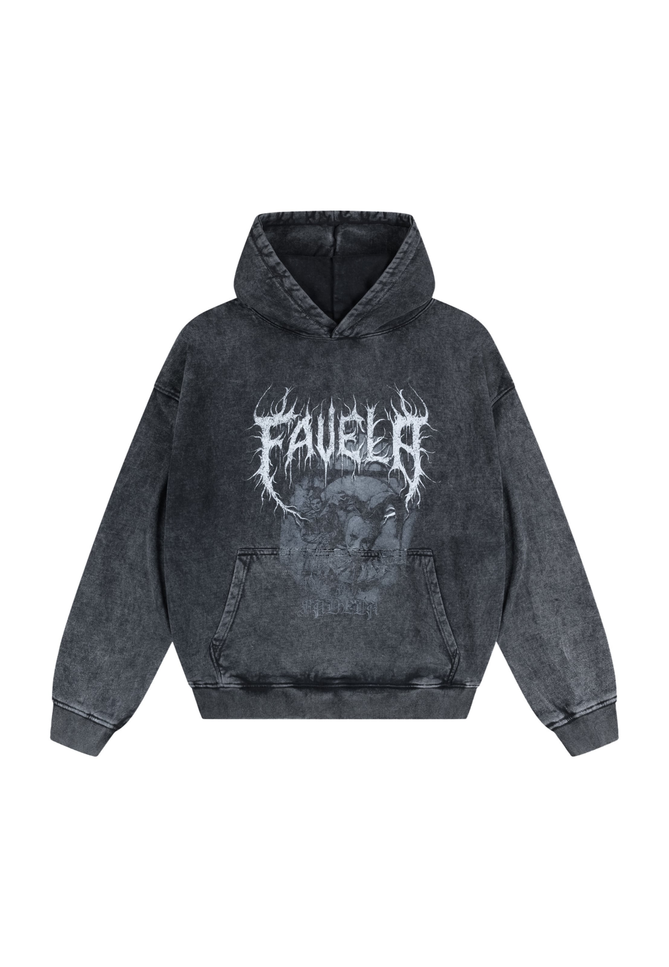 FAVELA Sweatshirt 'Clown' in Black: front