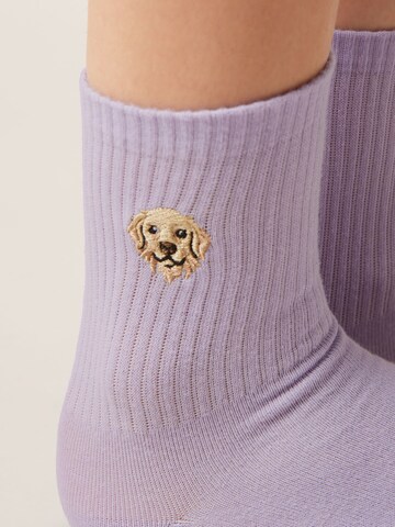 CALZEDONIA Socken 'Dog' in Lila