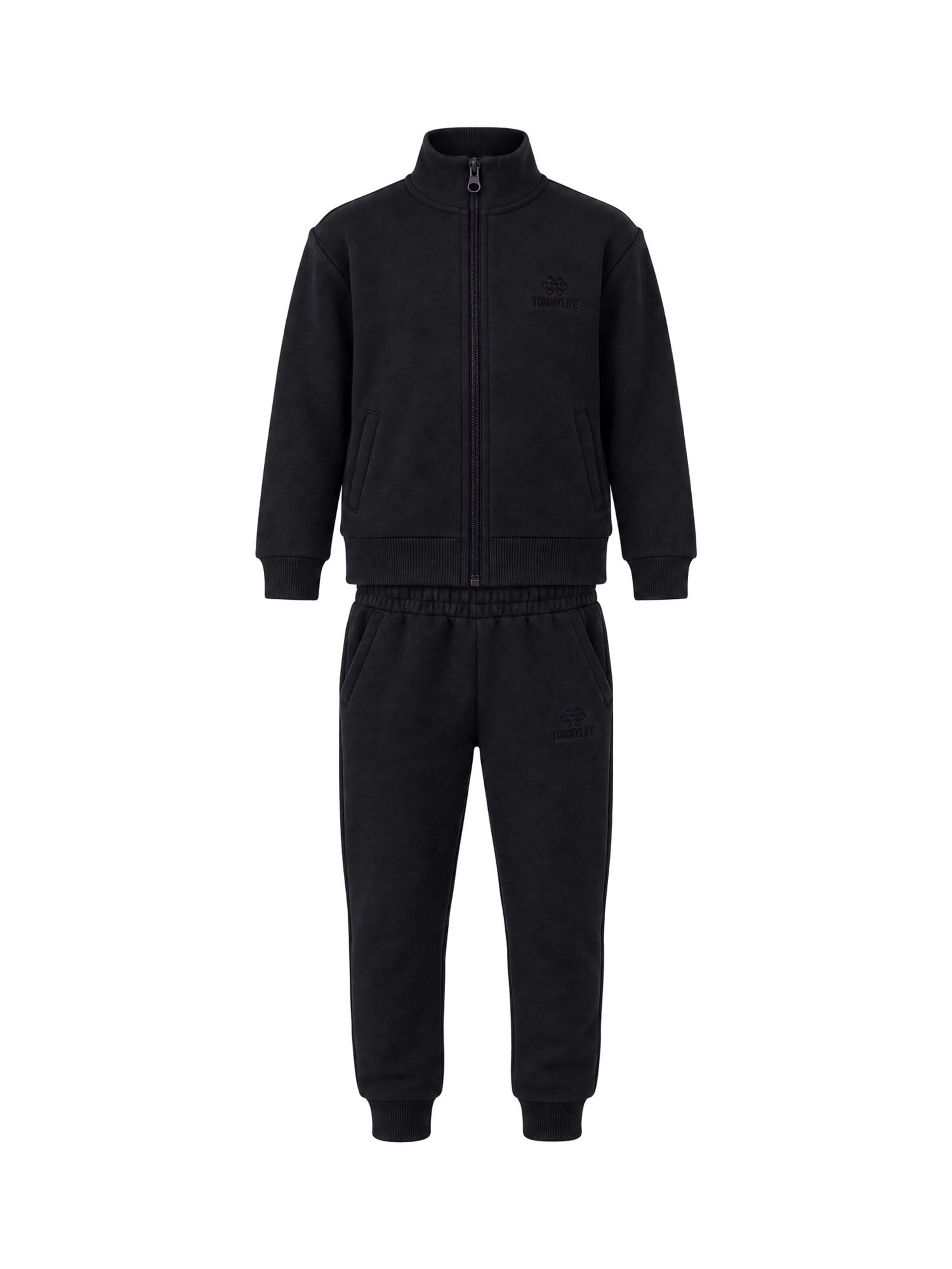 Tommy Life Tracksuit 'TOMMY Kinder Active Set' in Black