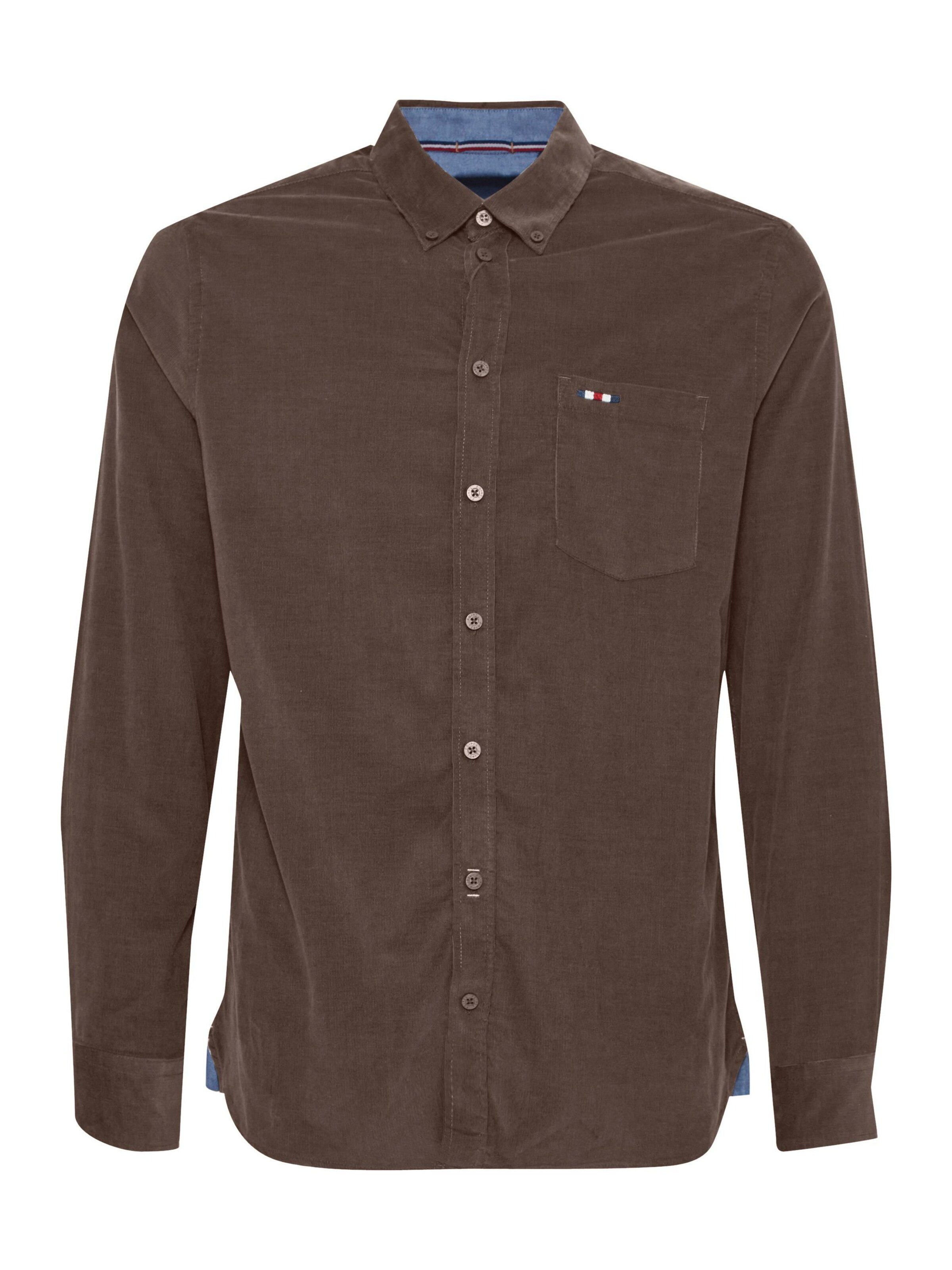 Regular fit Camicia 'Steven' di FQ1924 in marrone: frontale