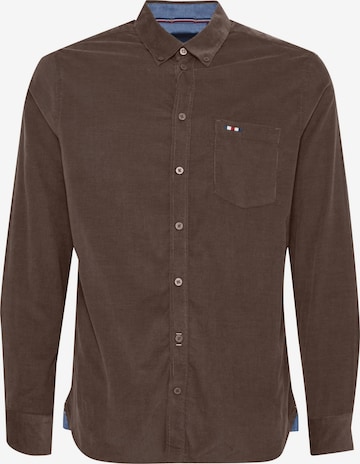 Regular fit Camicia 'Steven' di FQ1924 in marrone: frontale