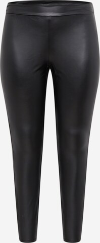 Skinny Pantaloni 'SUEELSA' di Vero Moda Curve in nero: frontale
