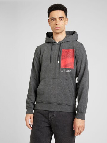 s.Oliver Sweatshirt in Grijs: voorkant