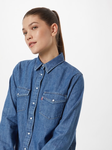 LEVI'S ® Bluse 'Iconic Western' in Blau