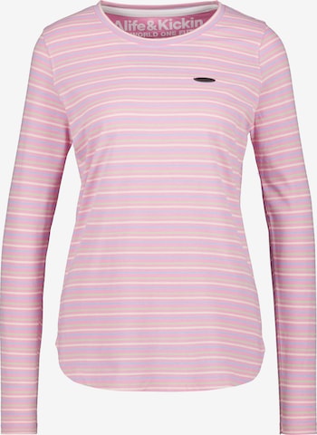 Alife and Kickin Shirt 'LeaAK' in Pink: front