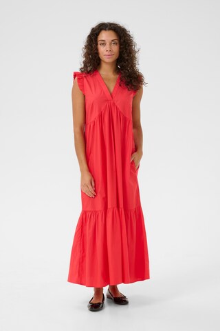 CULTURE Summer dress 'Olena' in Red