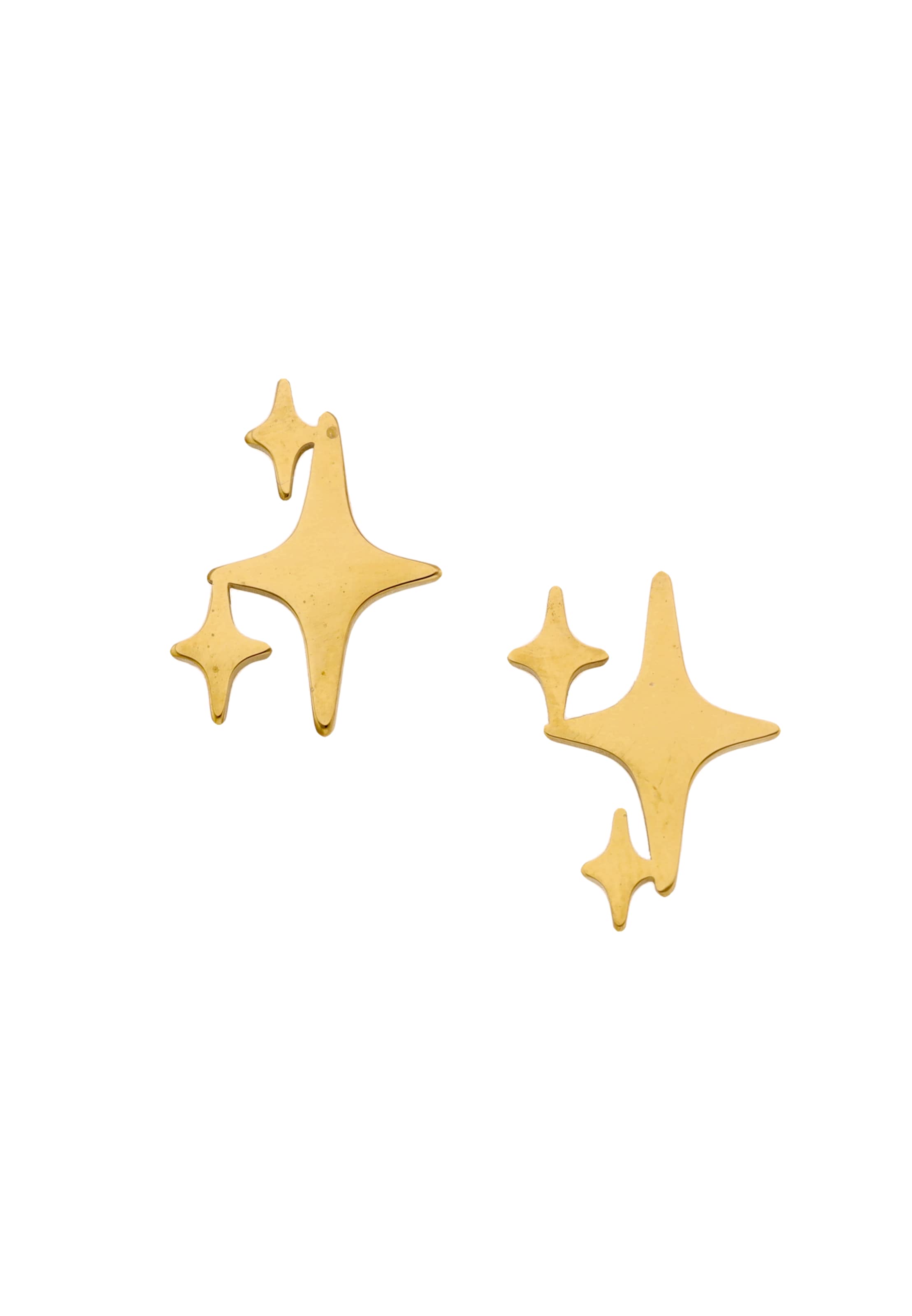 myMo at night Earrings in Gold: front