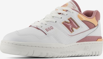 Baskets basses '550' new balance en blanc : devant