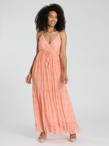 Robe South Beach en orange : devant