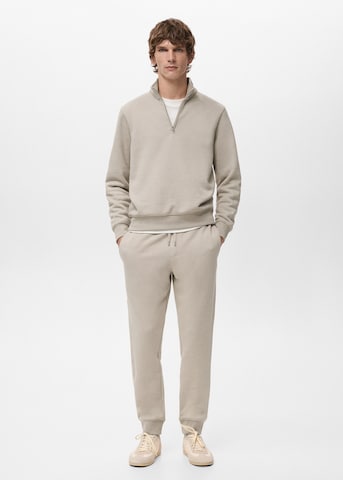 MANGO MAN Tapered Pants 'Cohen' in Beige