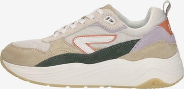 Baskets basses 'Glide' HUB en beige : devant