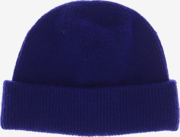 Monki Hat & Cap in One size in Blue: front