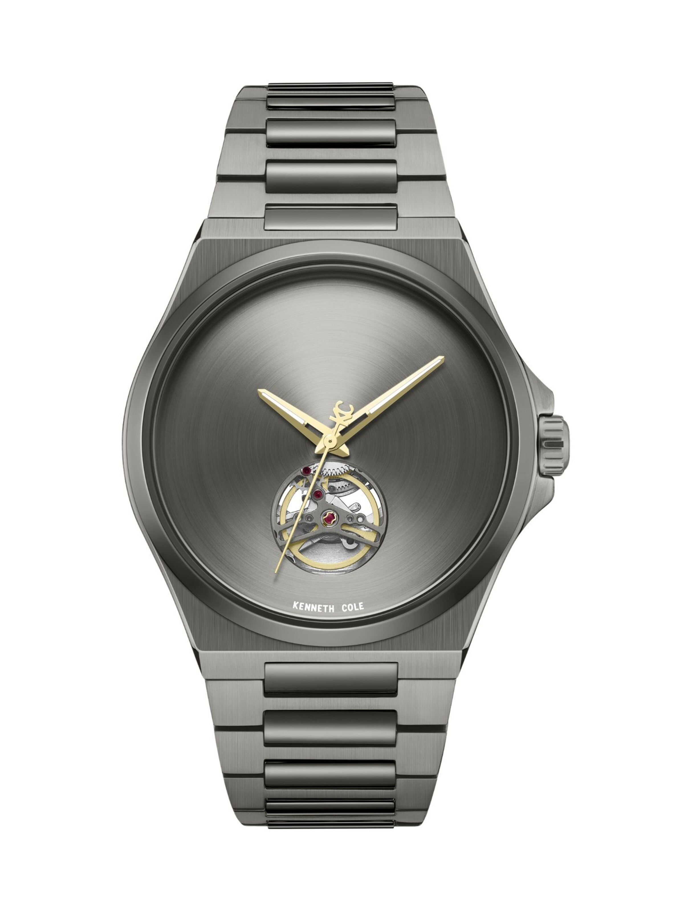 Kenneth Cole Analog Watch 'Glenville' in Grey: front