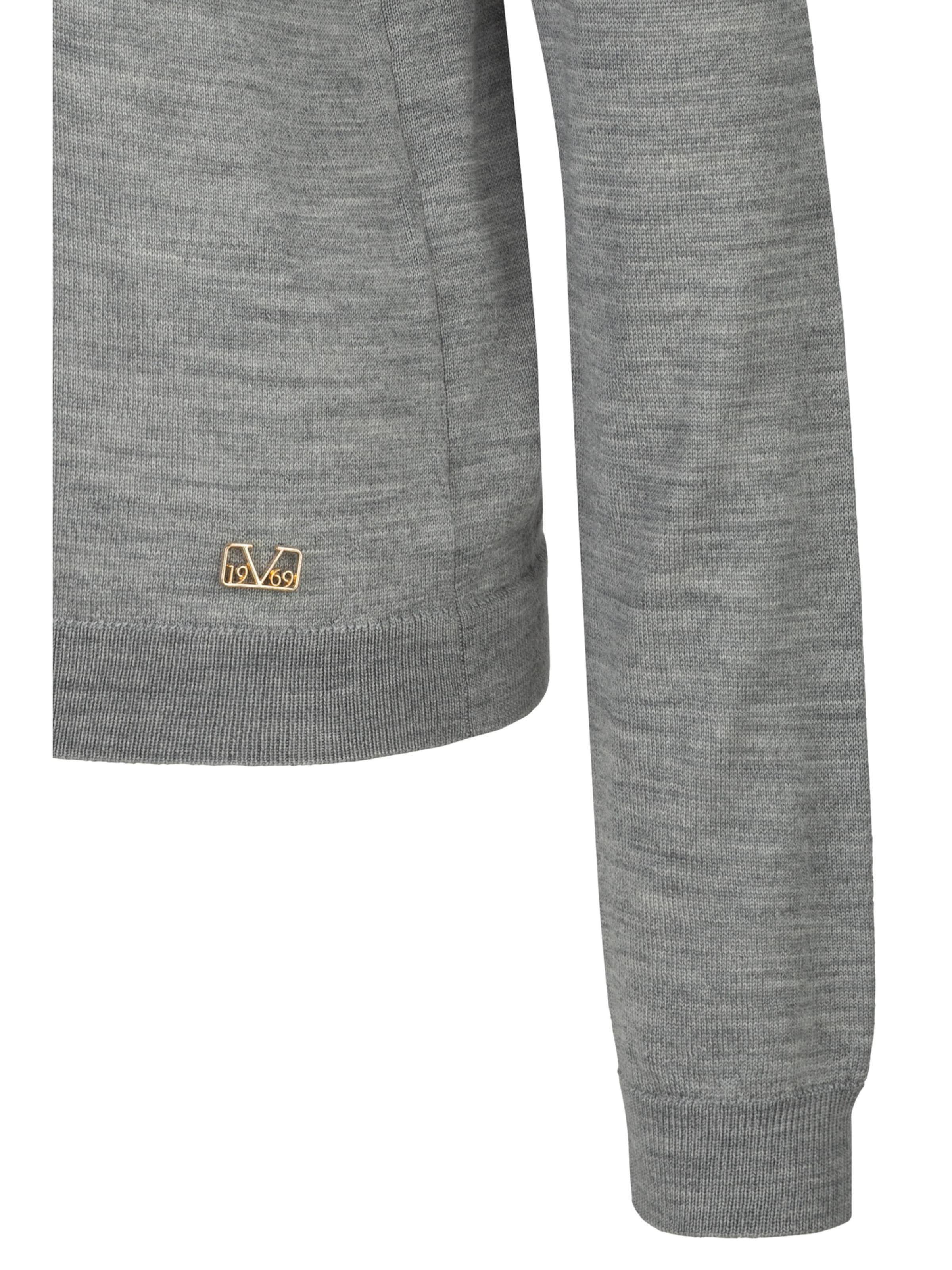19V69 ITALIA Sweater 'Gina' in Grey