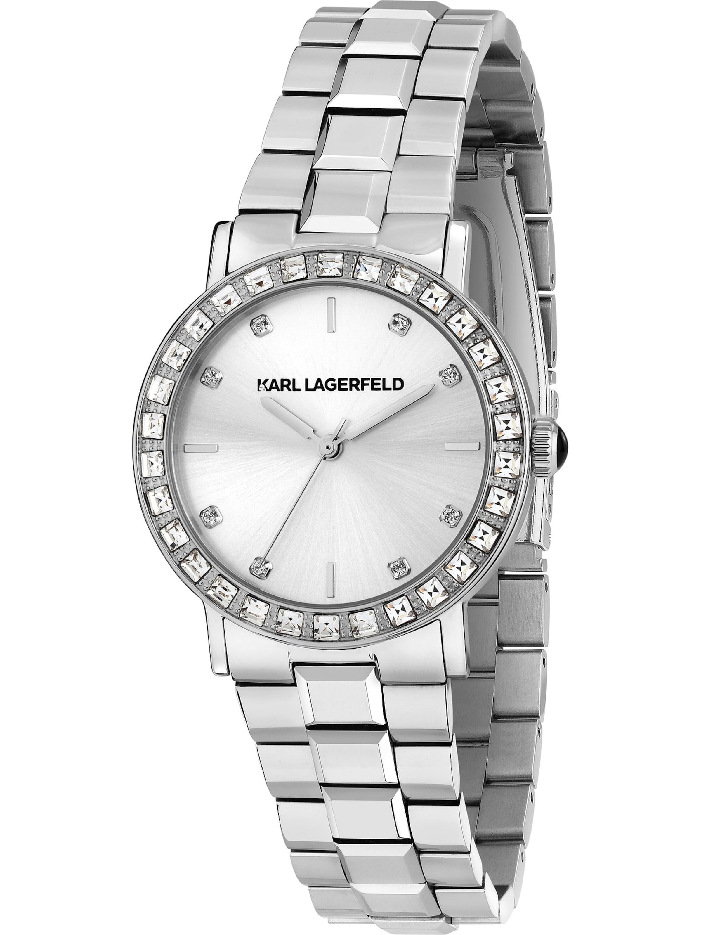 Karl Lagerfeld Uhr in Silber: Vorderseite