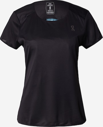 On - Camiseta funcional en negro: frente