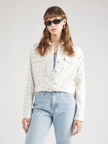 Chemisier 'Iconic Western' LEVI'S ® en blanc : devant