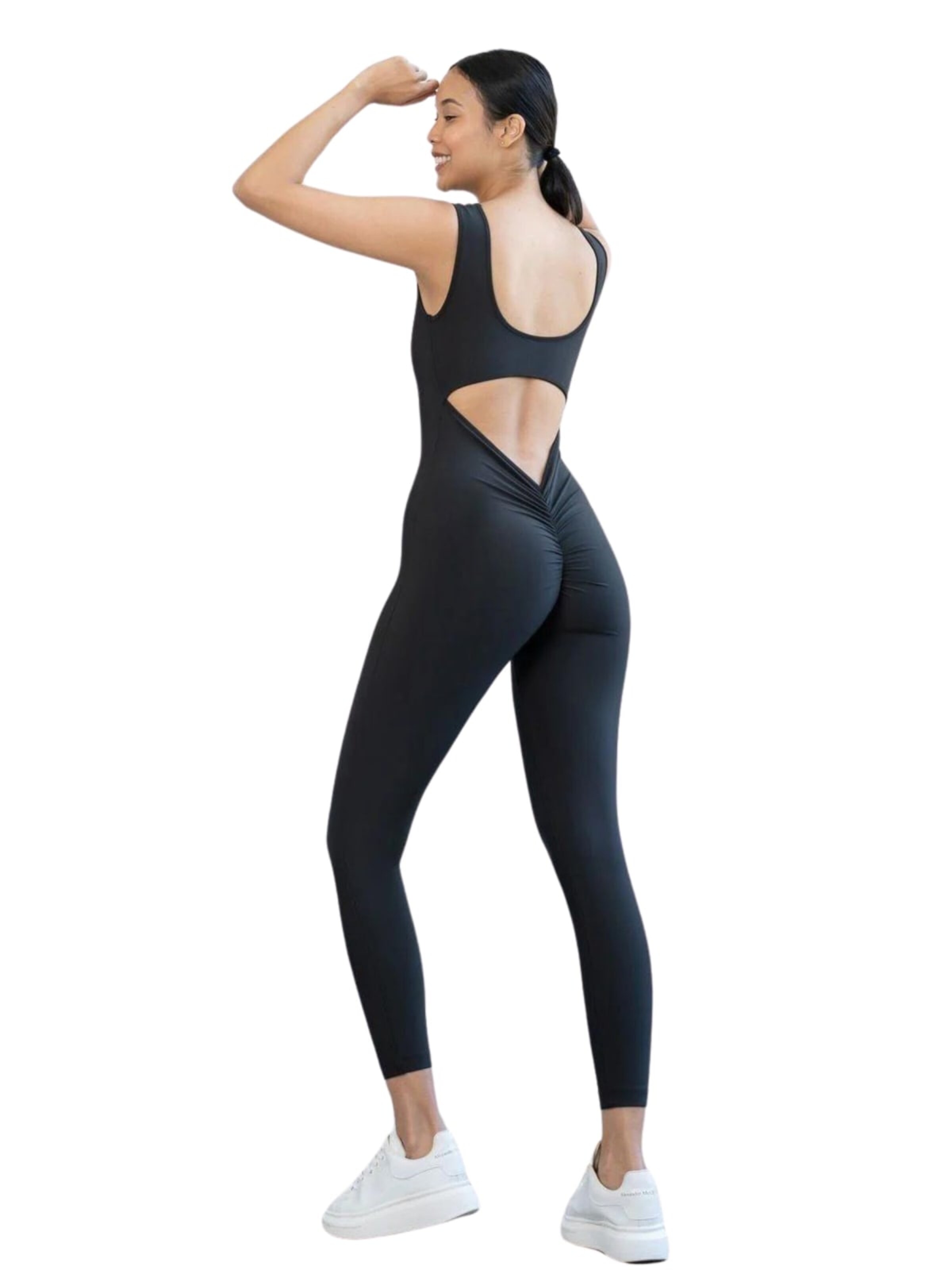 Lismina Jumpsuit '1400 Scrunch Butt Jumpsuit' in Black