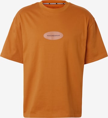 T-Shirt 'Simpleroc' ROCAWEAR en marron : devant