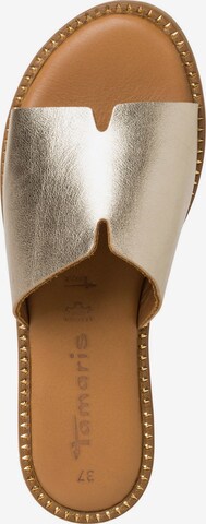 TAMARIS - Sapato aberto em ouro