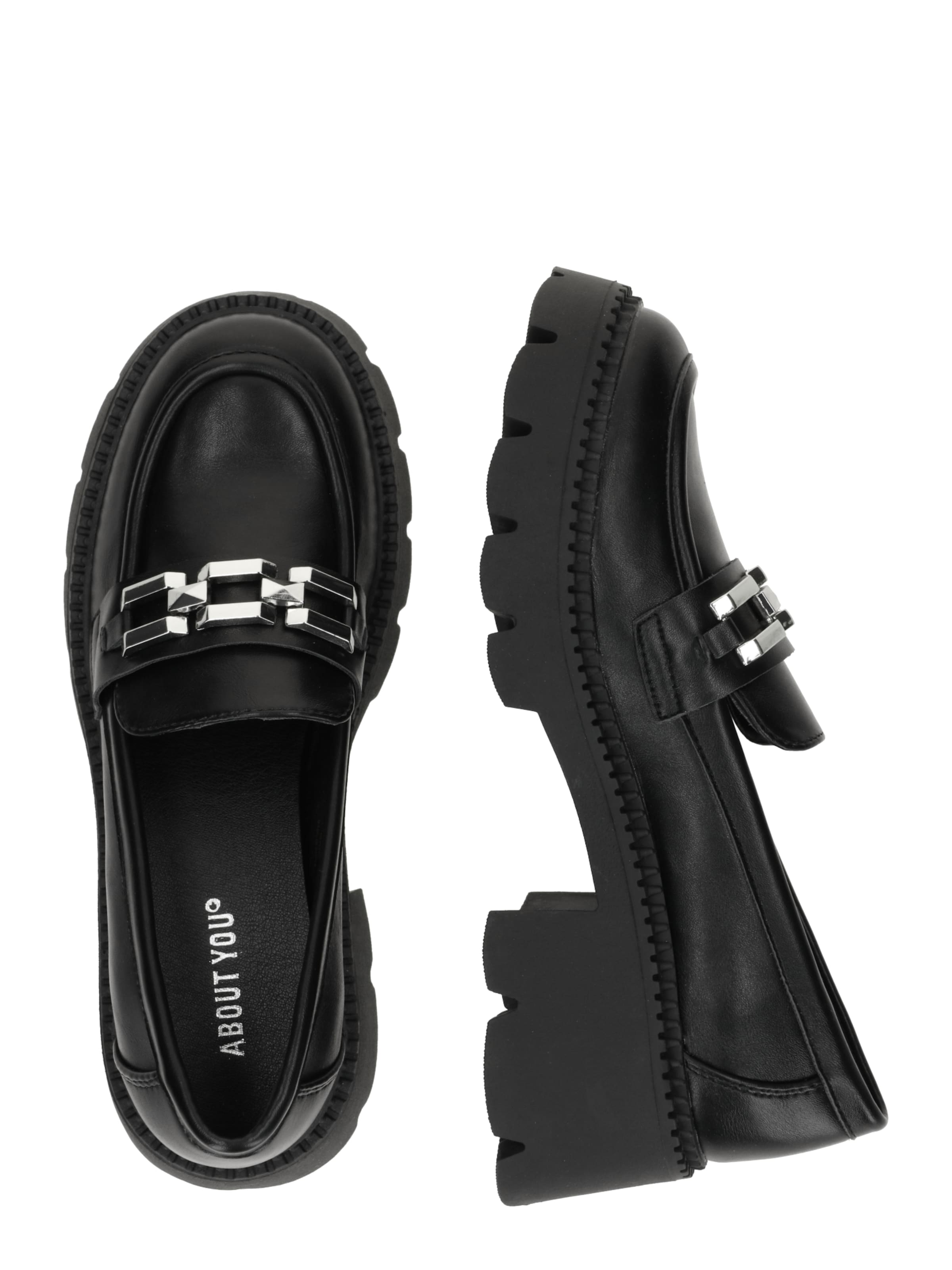 ABOUT YOU Házicipő 'Alena' - fekete