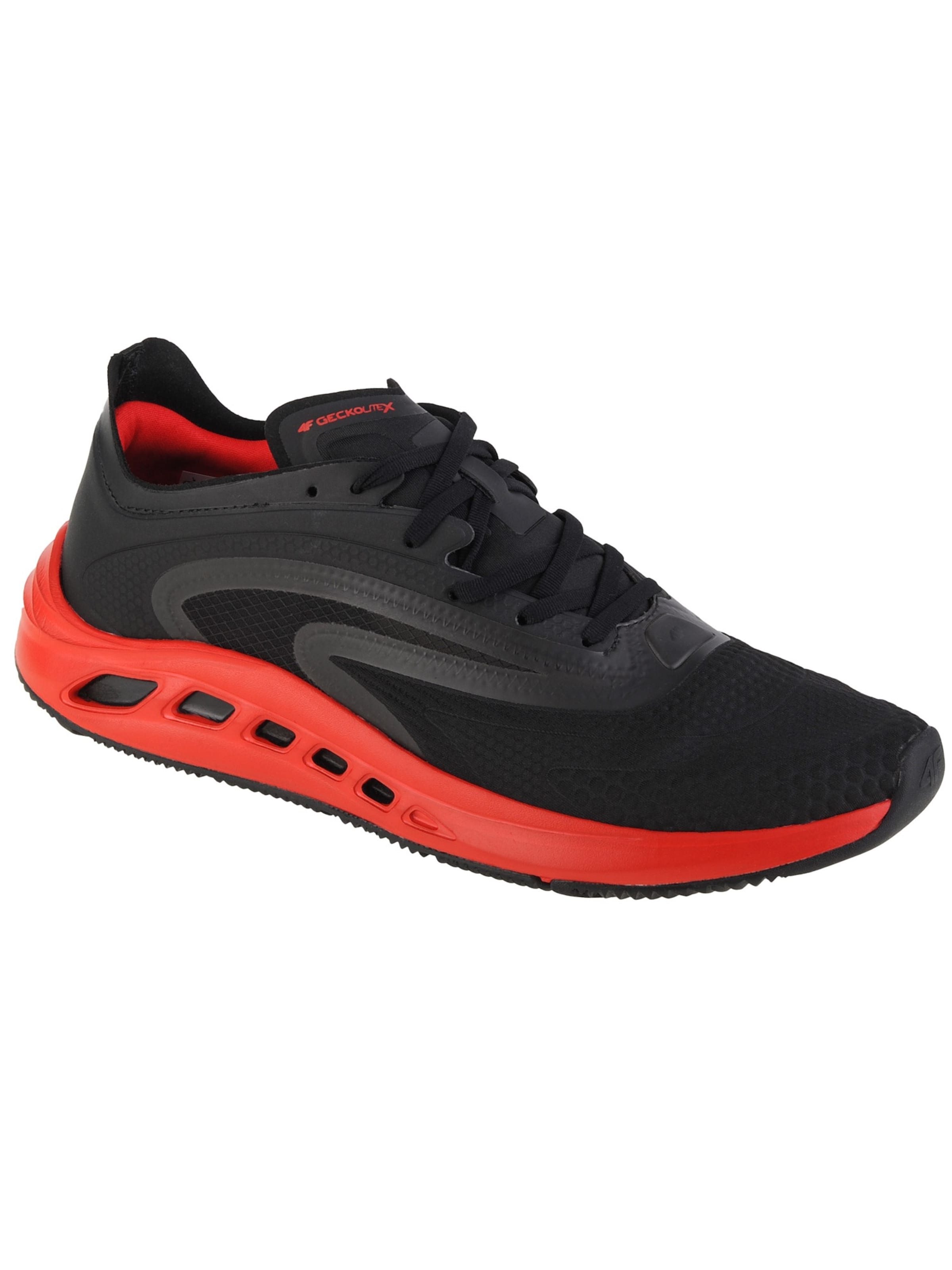 4F Sportschoen '4F Gecko Lite X' in Zwart: voorkant