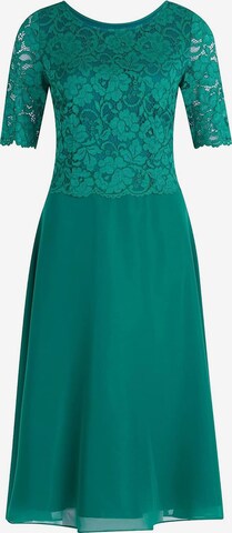 Robe de cocktail Vera Mont en vert : devant