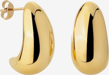 Luamaya Ohrringe 'Huggie Studs' in Gold: Vorderseite