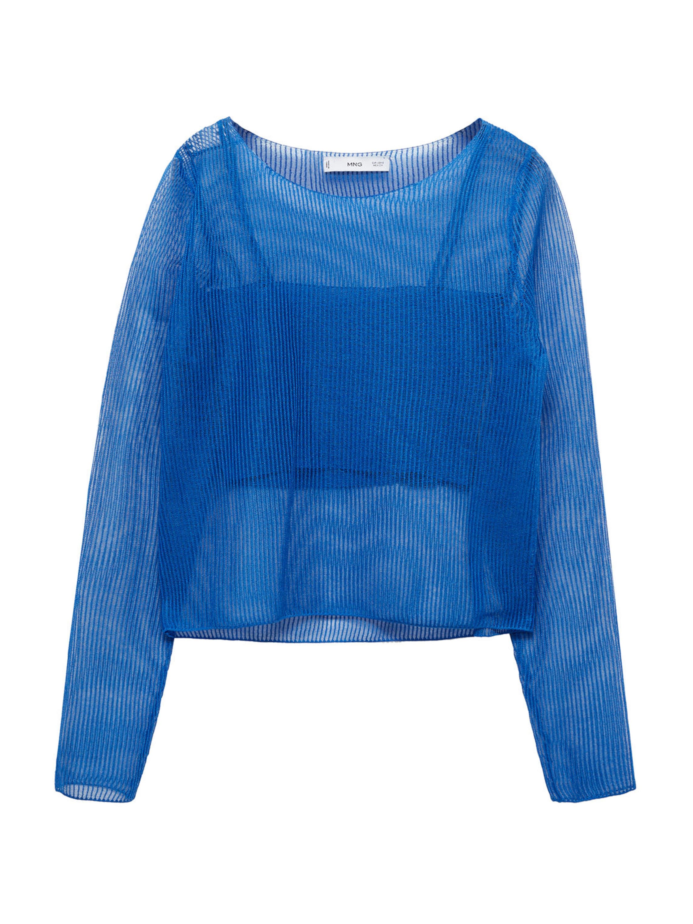 MANGO Trui 'CALVIN' in Blauw: voorkant