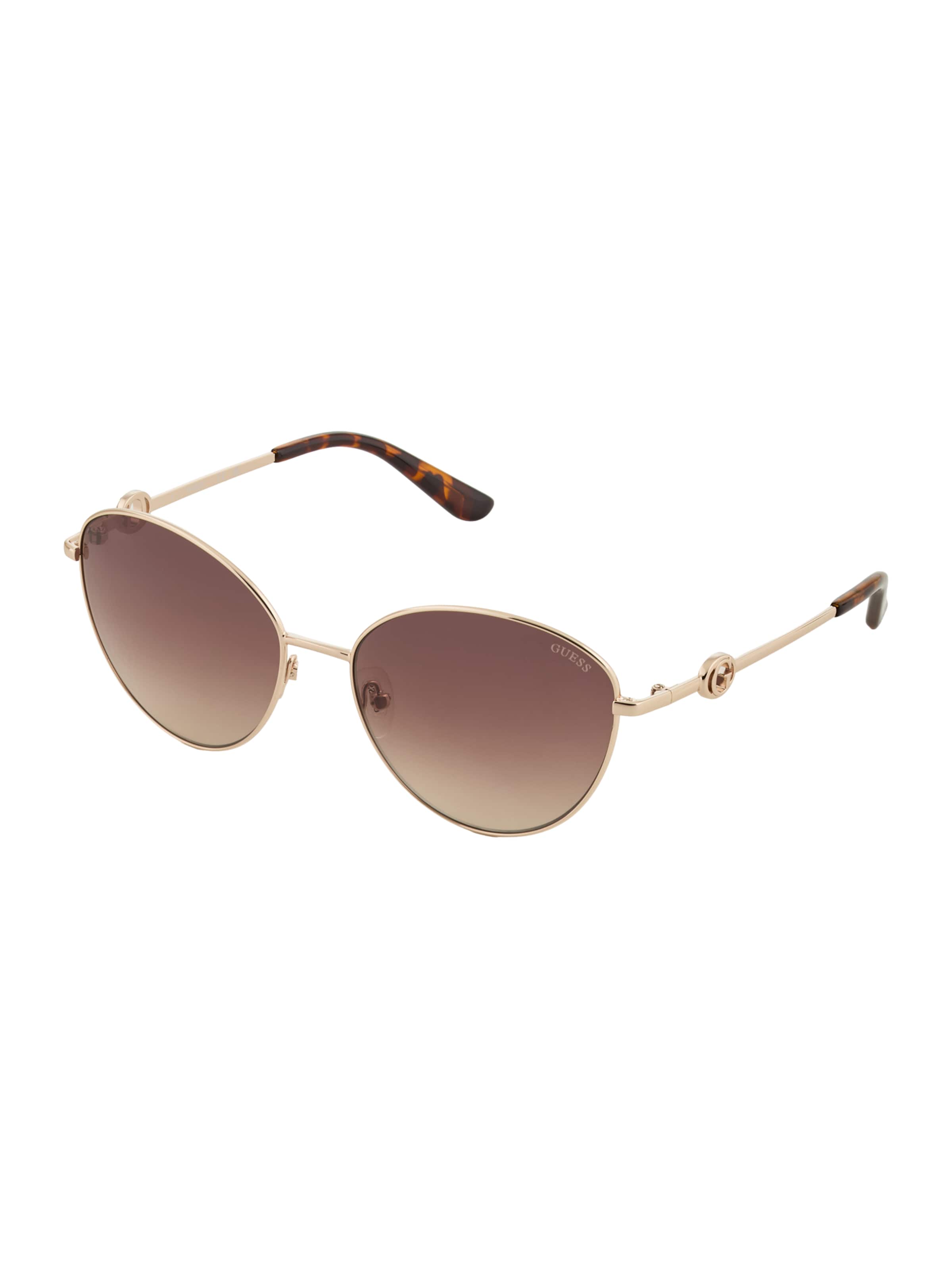 GUESS Sunglasses in Gold: front