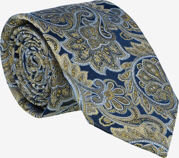 WILLEN Krawatte 'Marine Paisley' in Gelb: Vorderseite