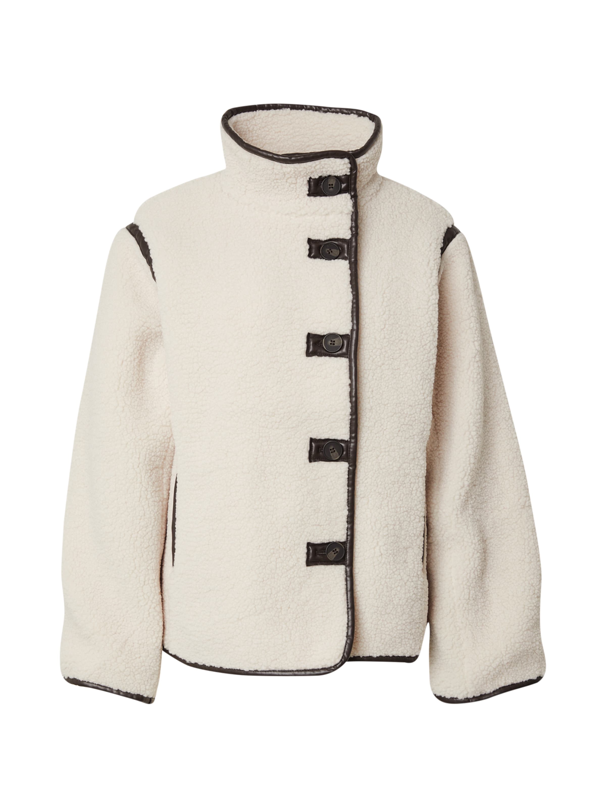 PIECES Overgangsjakke 'PCAUGUSTA' i hvid: forside