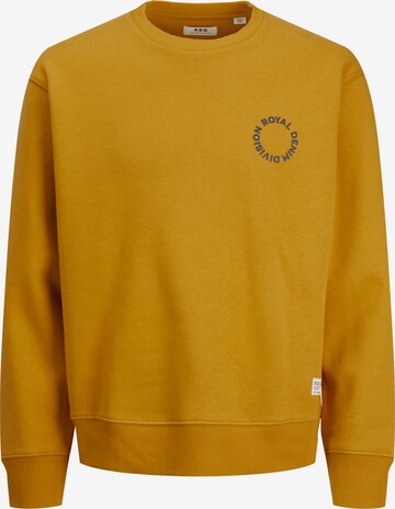 R.D.D. ROYAL DENIM DIVISION Sweatshirt 'Carl' in Oranje: voorkant