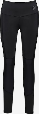 MAMMUT Outdoor Pants 'Zinal Hybrid' in Black: front