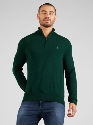 Pulover de la Polo Ralph Lauren pe verde: față