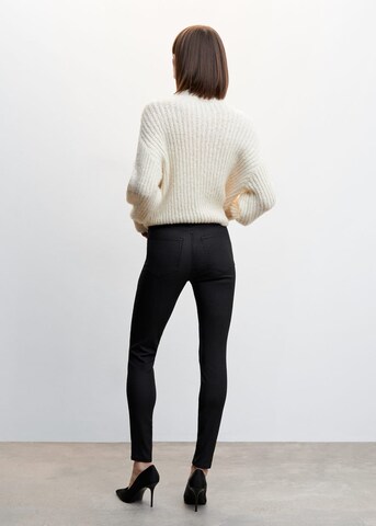 MANGO Skinny Jeans 'anne' in Zwart