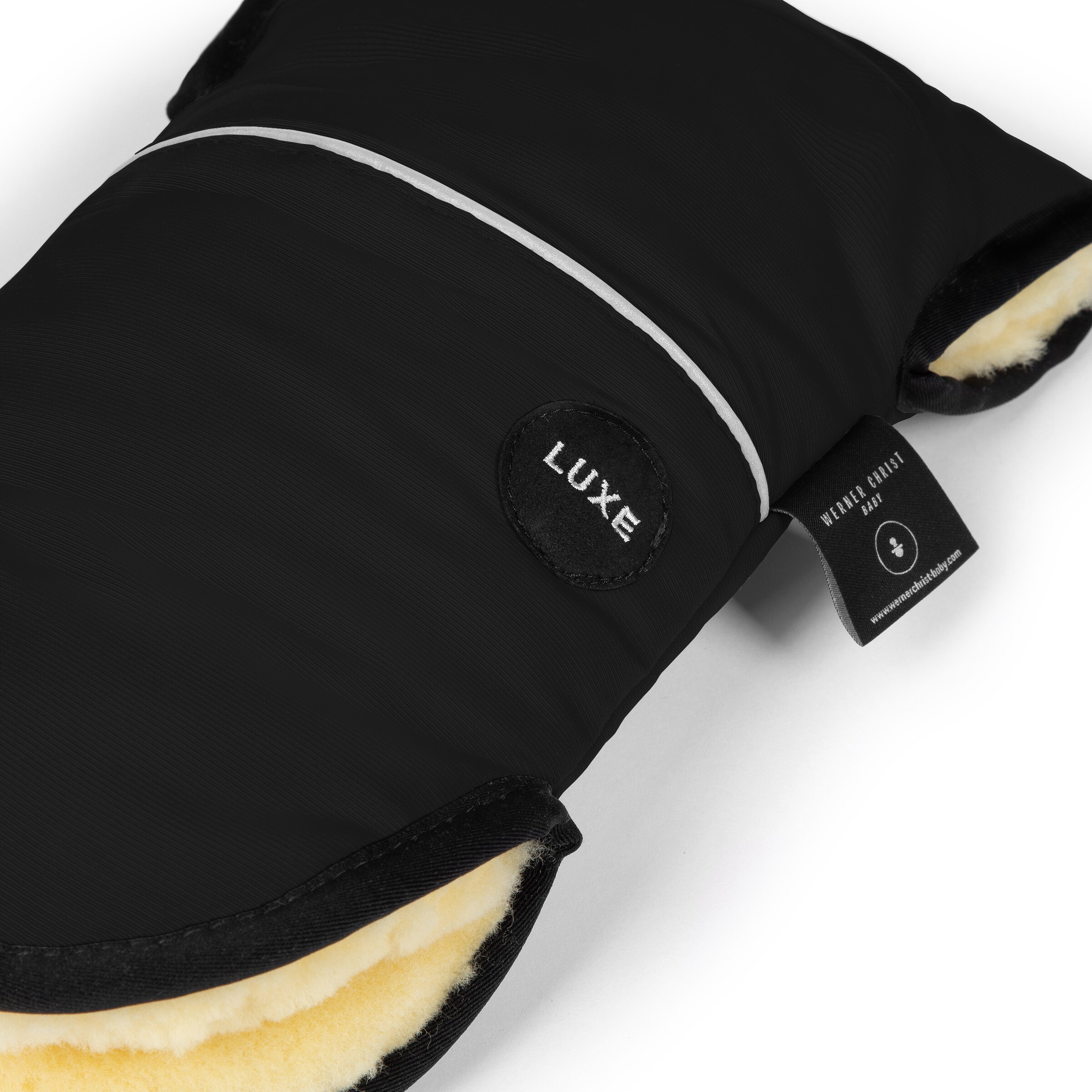 Werner Christ Baby Pushchair Accessories 'Glovy Luxe' in Black