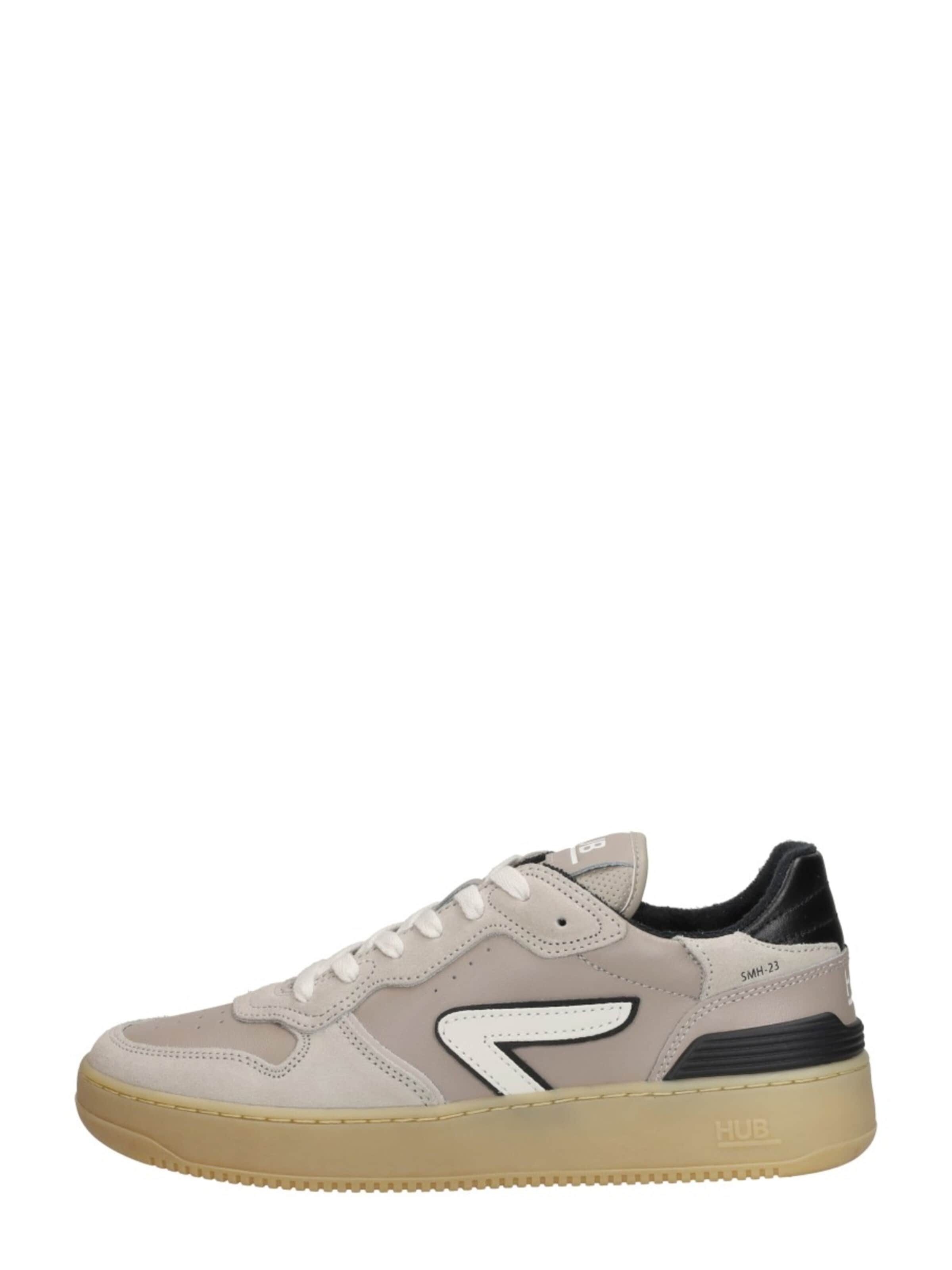 Baskets basses 'Smash' HUB en beige : devant