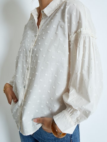 Peppercorn Bluse 'Gelika' in Weiß