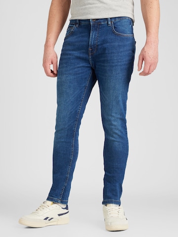 Skinny Jeans de la AÉROPOSTALE pe albastru: față