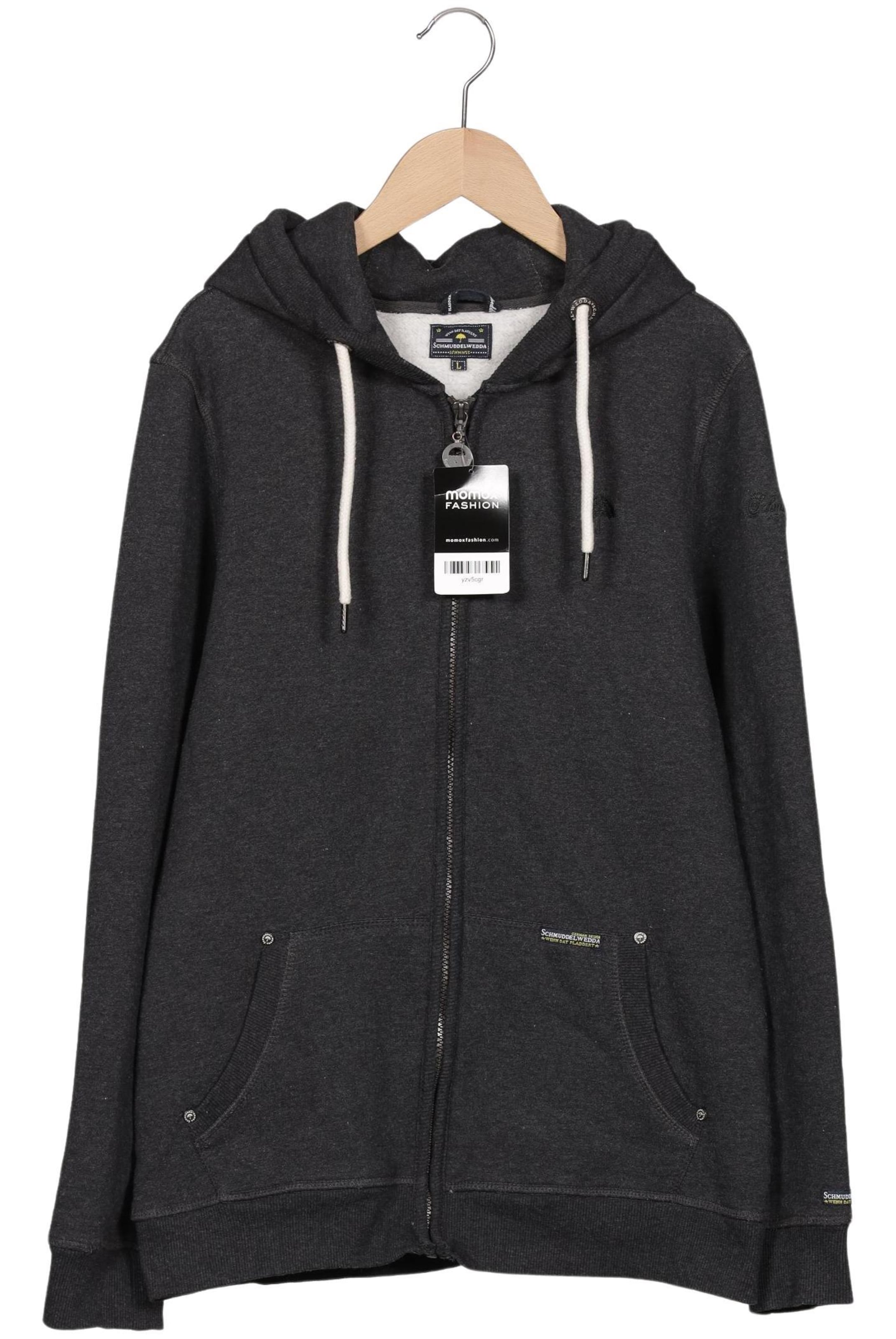 Schmuddelwedda Sweatshirt & Zip-Up Hoodie in L in Grey: front