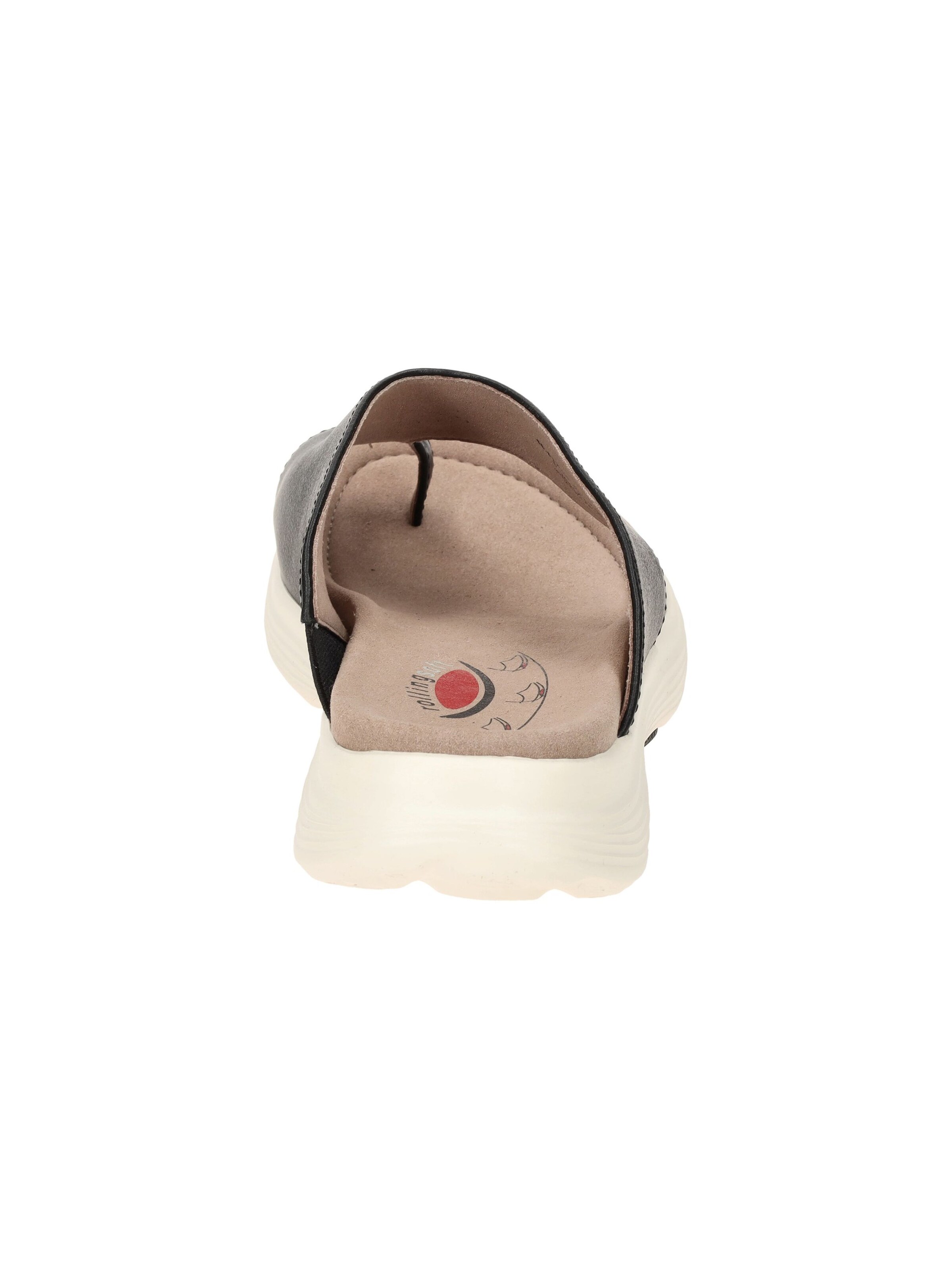 GABOR Pantolette 'Gabor RollingSoft Pantolette schwarz Glattleder 86.812.67'‌‌‌‌‌ in Schwarz