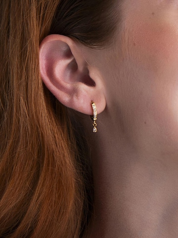 Amberz Oorbellen 'Elle' in Goud