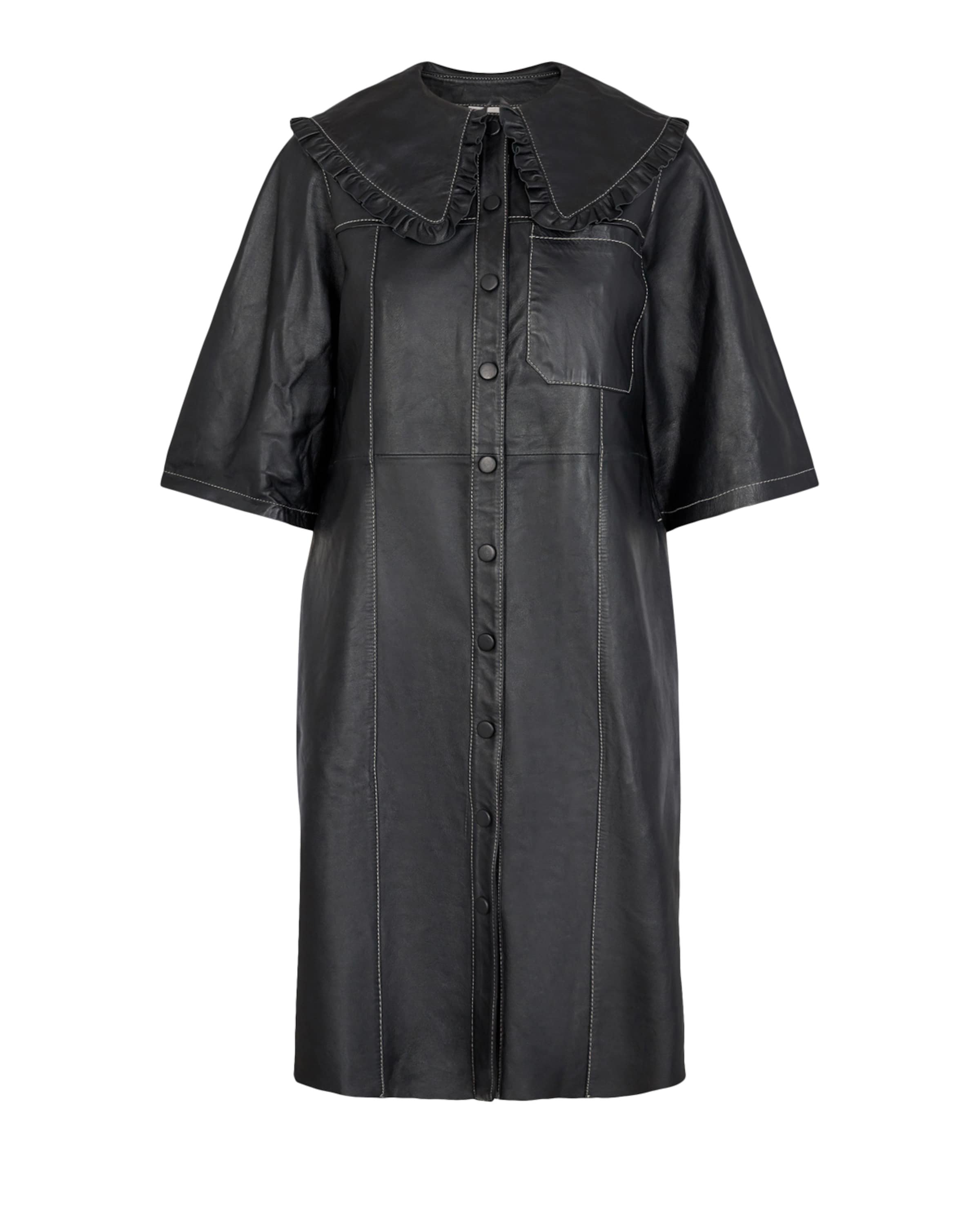 minimum Skjortklänning i svart: framsida